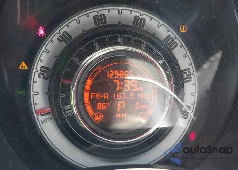 2012 Fiat 500 Lounge from USA, damaged, VIN 3C3CFFCR9CT270512